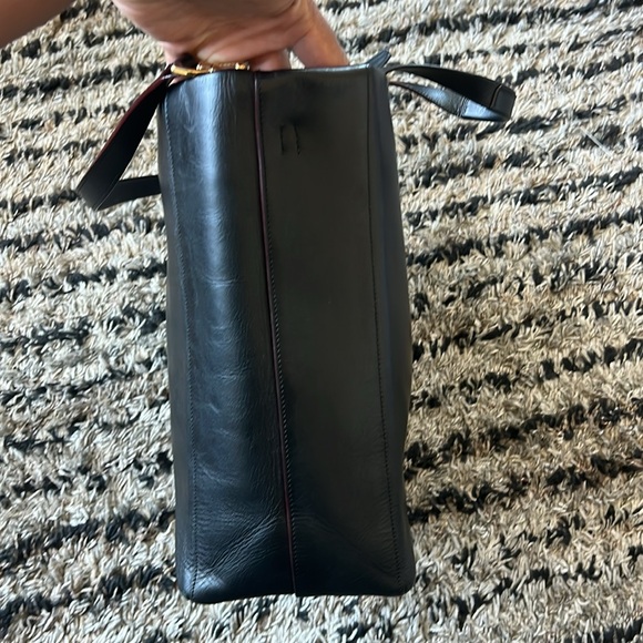Loewe Black Leather Papelle Bag - Picture 7 of 16